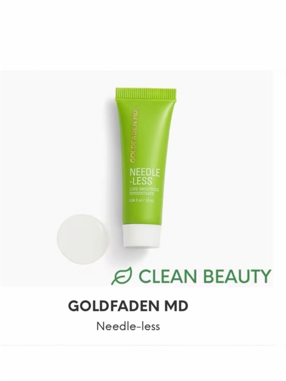 GOLDFADEN MD Needle-less Line Smoothing Concentrate Travel Size 0.34 oz